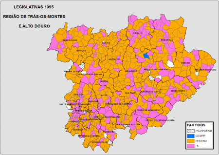 TRÁS-OS-MONTES E ALTO DOURO: LEGISLATIVAS 1995